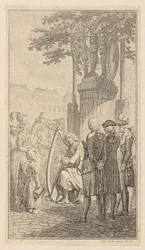 Minnesanger, side 1 fra den første utgaven av «Gedichte von Gottfried August Bürger»