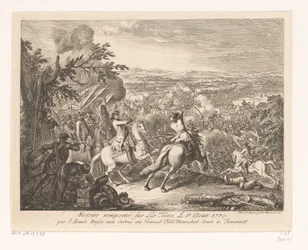 General Rumyantsevs seier i slaget ved Cahul, 1770 Victoire remportée sur les Turces Le 1.r Aout 1770 par l