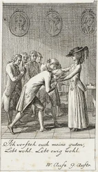 Plate 10 til Schillers «Intrige og kjærlighet»