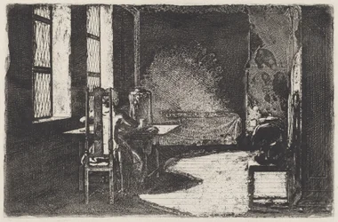 Kunstneren på hans mors rom, Danzig