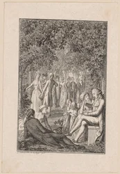 Tittelkobberstikk til Beckers «Taschenbuch [...] für 1796»