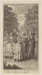 Tittelgravyr til Westphals «Portraits», andre del