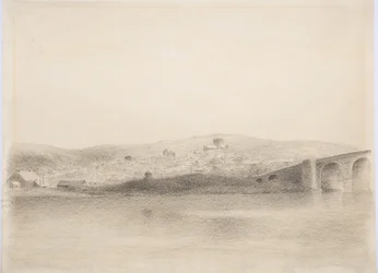 Hexham, ca. 1916 (kull på papir)