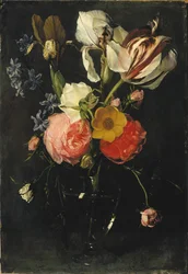 Blomster i en vase.