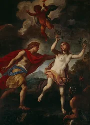Apollo og Daphne (olje på lerret)