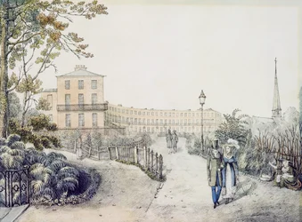 The Crescent, Cheltenham, 1821