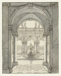 Plass foran et renessansepalass