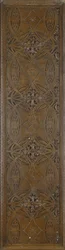 En frise med stiliserte botaniske motiver med klassisk bladkant, ca. 1893 (bronsebelagt smijern)