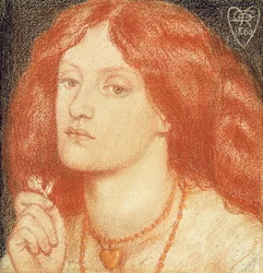 Portrett av Elizabeth Siddal (1834-62)