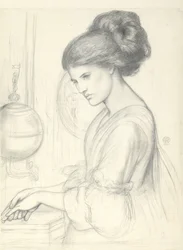 Studie for "Washing Hands", 1865
