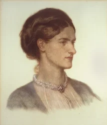 Portrett av Rosalind, grevinne av Carlisle, 1870