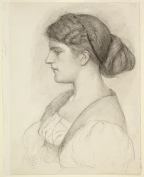 Profilbyste av Fanny Cornforth
