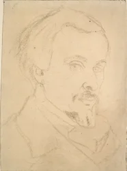 Selvportrett, c1850-1870