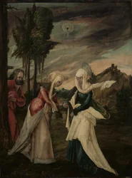 Besøket, ca. 1530–1550 (olje på tre)