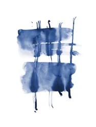 Flytende indigo-streker