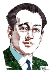 Carlo Diano, 2022 (digital fargeblyanttegning)
