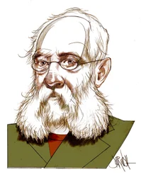 Ferdinand Petruccelli av Gattina, 2016 (digital fargeblyanttegning)