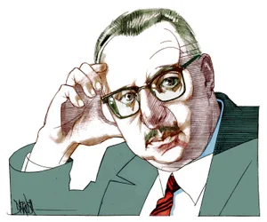Giorgio Manganelli, 2021 (digital fargeblyanttegning)