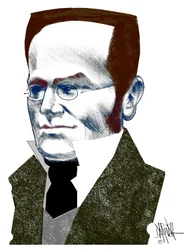 Max Stirner, 2016 (digital fargeblyanttegning)