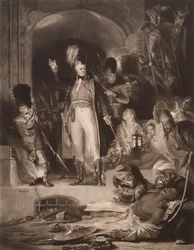 Sir David Baird oppdager liket av Tipu Sultan