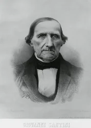 Portrett av Giovanni Santini (1787-1877), italiensk astronom, matematiker og vitenskapsmann