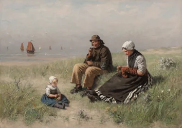 På sanden i Scheveningen