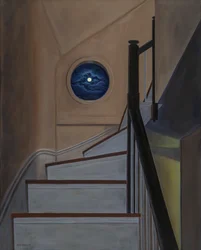 Over og utover, 2022 (olje på lerret)