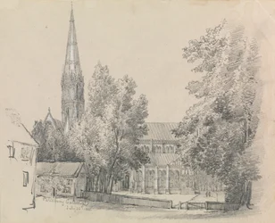 Utsikt over Salisbury katedral