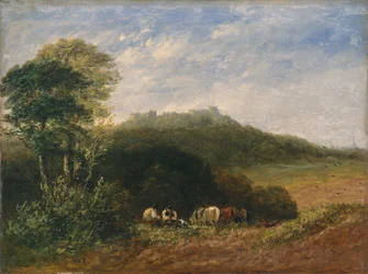 Dudley Castle; 1853 (olje på lerret)