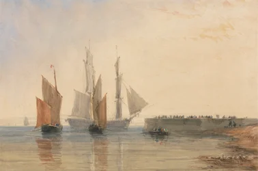 Inngang til Calais havn