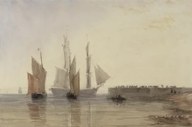 Inngang til Calais havn