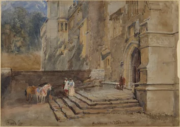 Inngangen til Haddon Hall