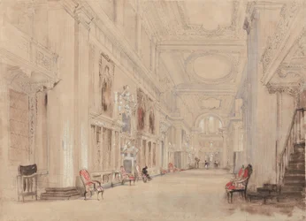 Det lange biblioteket på Blenheim Palace