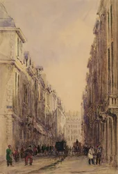 Rue Vivienne, Paris (wc på papir)