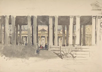 Greenwich Hospital recto, Study of a Building verso, ca. 1831.