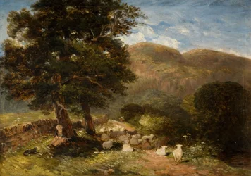 Tending Sheep, Bettws-y-Coed, 1849.