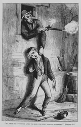 Illustrasjon for Oliver Twist av Charles Dickens (gravering)