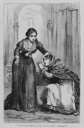 Illustrasjon for Oliver Twist av Charles Dickens (gravering)