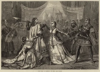 Scene fra Il Talismano, på Drury Lane Theatre