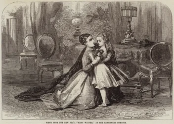 Scene fra New Play, Mary Warner, på Haymarket Theatre