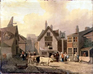 King Street Gates, Norwich (olje på kvernbrett)