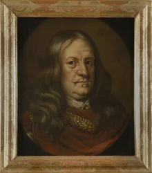 Gustav Otto Stenbock, militære og menn med svensk status - Portrett av Gustav Otto Stenbock (1614-1685), av Ehrenstrahl, David Kloecker (1629-1698). Olje på lerret. Mål: 47x41 cm. Nationalmuseum Stockholm