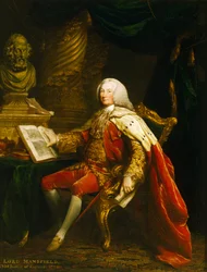 Portrett av William Murray, 1. jarl av Mansfield, c1770