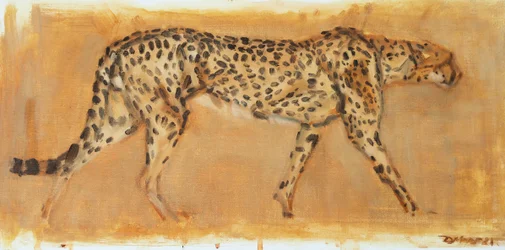 Gepard, 2022 (olje på lerret)