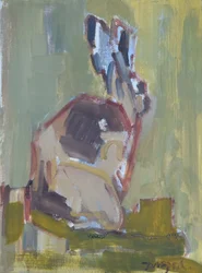 Hare, 2022 (olje på panel)