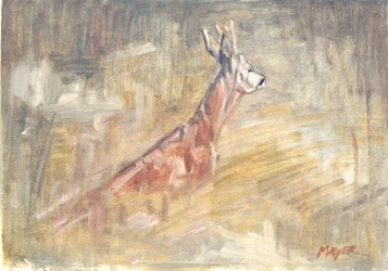 Roe Buck, 2023 (olje på lerret)