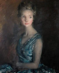 Blå og sølv, 1929.