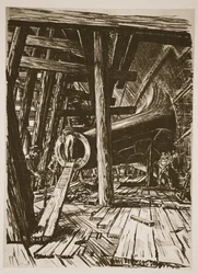 En akselbrakett, illustrasjon fra «The Western Front», utgitt av Country Life Ltd.
