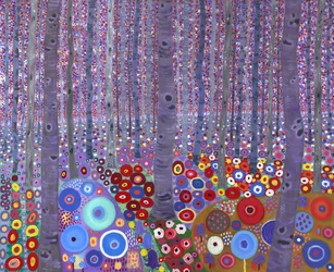 Klimts skog, 2010 (akryl på lerret)