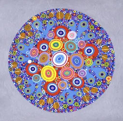 Mandala 1, 2016 (akryl på lerret)